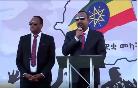HermelaTV's tweet photo. "Bravery is measured by paying sacrifices for peace, resolving differences thru dialogue &amp; avoiding war -  not by choosing war that takes away young lives, when path to peace is offered" - Ethiopia's Defense Minister Abraham Belay, Ethiopian from Tigray #SayNoMore #TPLFistheCause https://t.co/8PQgnIXy6L