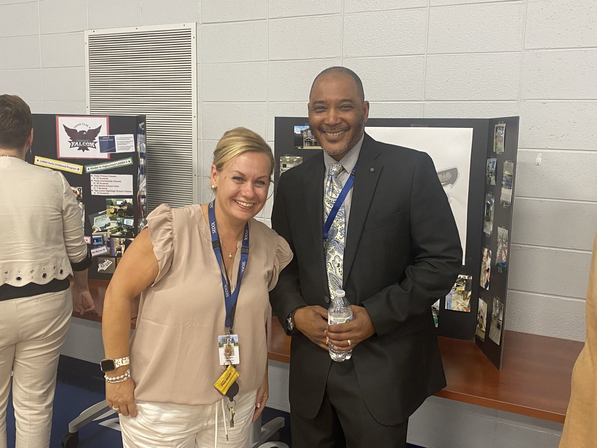 At the Governing Board meeting this week, SEDOL had a poster session showcasing the exceptional programming that we provide to our exceptional students.  Principal Magna <a href="/MagnaPamela/">Pamela Magna</a> and assistant principal Williamson represented Cyd Lash Academy.  Go coyotes! <a href="/CydLashAcademy/">Cyd Lash Academy</a>.