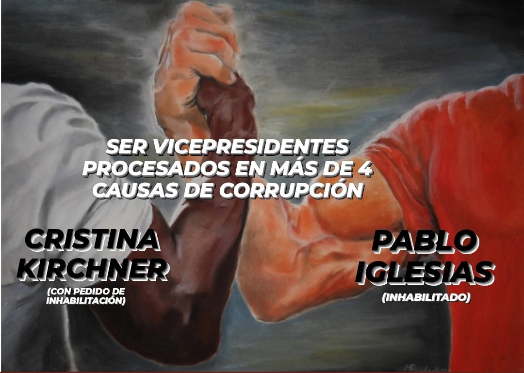 Cristina Kirchner on Twitter: "Hoy en el Senado con Pablo Iglesias. Me regaló su libro “Medios y Cloacas”… Parece que la cosa viene global. https://t.co/THNhfR1Uuq" / Twitter