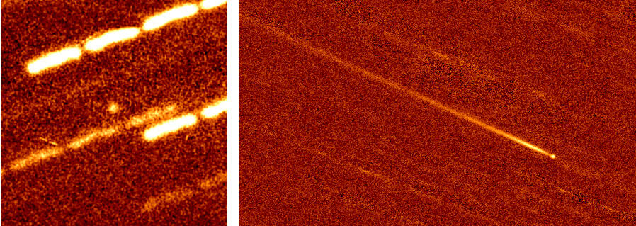 maunakeaobs's tweet photo. With the #SubaruTelescope, #CFHT, etc., astronomers captured a strange rocky comet breaking apart close to the Sun.
The latest news for kids can be read at #SpaceScoop.
https://t.co/sN8I9DkSU2
Credits: Subaru Telescope/CFHT/Man-To Hui/David Tholen. #MaunakeaObservatories https://t.co/nMnNzdN4EG