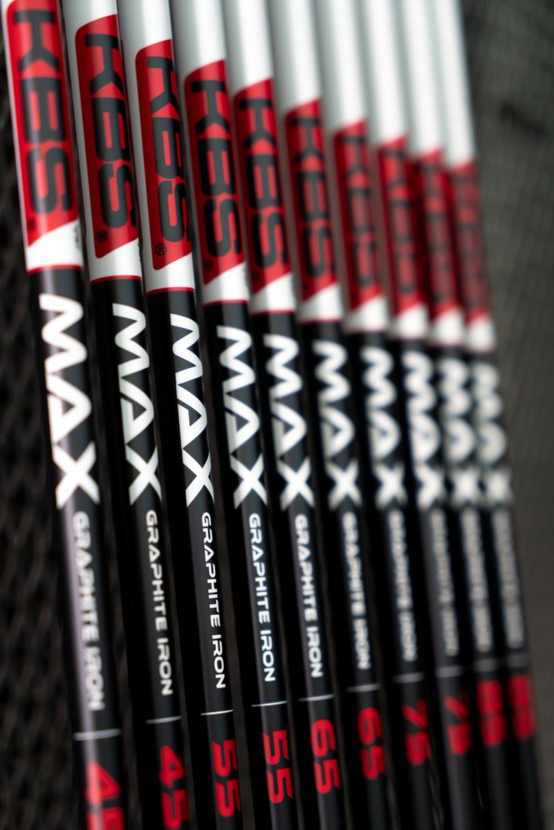 KBSGolfShafts's tweet photo. A graphite option made for the masses. The KBS MAX Graphite Iron is the perfect game improvement iron shaft for those seeking to get the ball in the air and maximizing distance and spin. Learn more at https://t.co/DuOv7uAo4D #MaxOutYourGame #lookfortheredlabel https://t.co/DG8H9Fjp1K