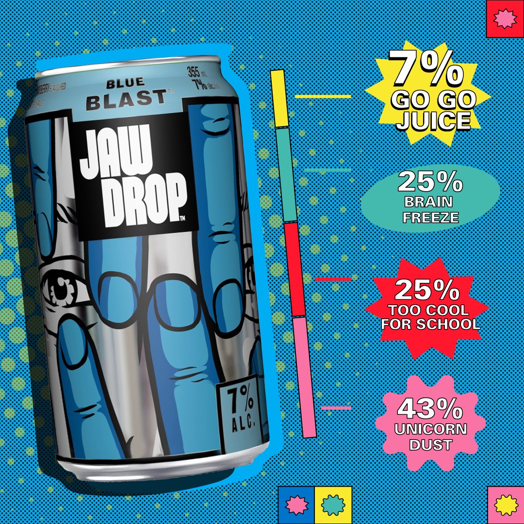 JawDropCoolerCo's tweet photo. We're sharing our recipe for those who want to make Jaw Drop at home! You're welcome. Good luck finding the unicorns. 😏
#UnicornDust #JawDrop #Vodka #Cocktails #BlueBlast #Alcohol #Recipe #SecretSauce https://t.co/E4kdiilljX