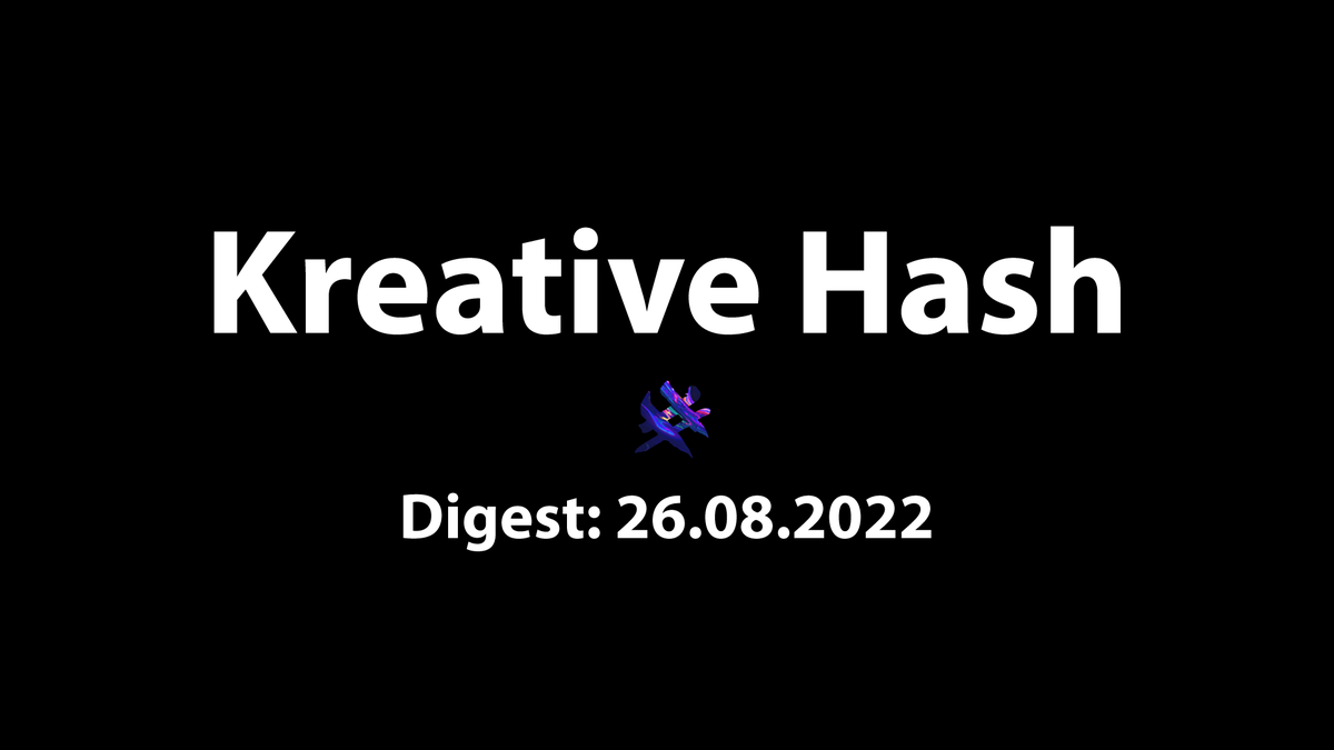 KreativeHash's tweet photo. 🏮 @fx_hash_ rolling out web3 publishing platform on #XTZ, Aug 30
🏆 @eth_classic jumps to 38.64 TH, $ETC on the rise
📢 @EpicGames an Tencent establish Metaverse Research Institute
📡 @0xCheck (EtherDrops) now have NFT pattern tracking

https://t.co/pVYVRm70Ug https://t.co/F1HlTHHGgp
