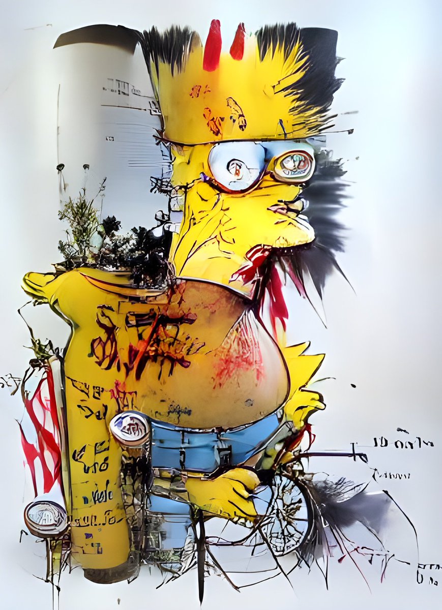 High_AI_Art's tweet photo. @_NFTsArt @cybotz_nft El Barto
1/1
https://t.co/1xoj37jfKJ https://t.co/1w1f1LHLwL