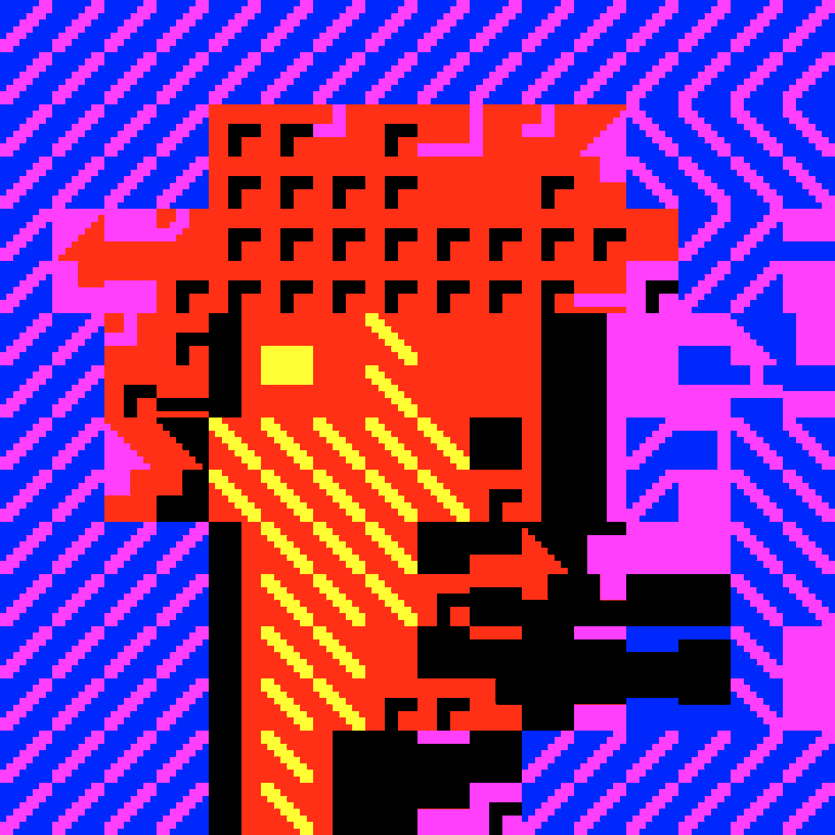 DOSPunksNFT's tweet photo. fake #dospunk 92 by @maxcapacity !!! https://t.co/7zTskMlyXv