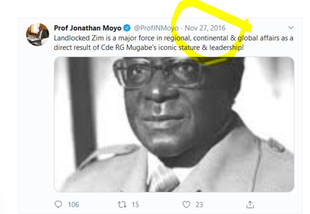 FidzaPhil's tweet photo. @ProfJNMoyo When all you dd in 22yrs was to turn journalist to politicians &amp; being an architect os repressive laws then finally loot ZIMDEF Funds- pple are right to count their gains under the colonial regimes. Demeaning &amp; dispising pple wth vile &amp; arrogance is worse &amp; makes pple count gains https://t.co/YM9P9bpY0X