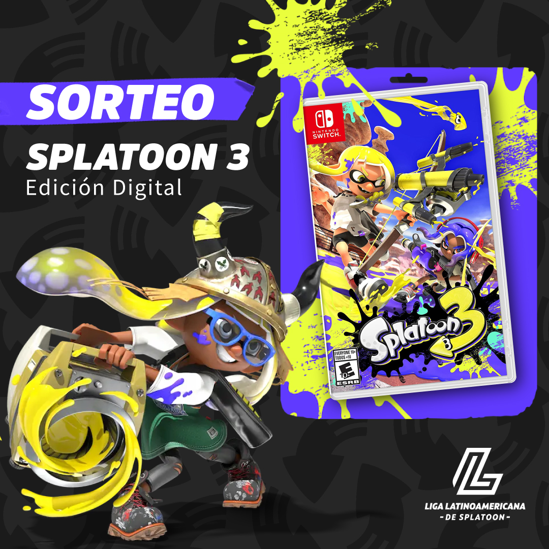 LATAMSplatoon's tweet photo. Atencion Inklings y Octolings, ya se acerca el lanzamiento de Splatoon 3 y queremos celebrarlo con ustedes así que los invitamos a participar de nuestro sorteo de una copia digital de Splatoon 3.

Para participar solamente deben realizar los siguientes pasos: (Hilo) https://t.co/KyDl7oLknI