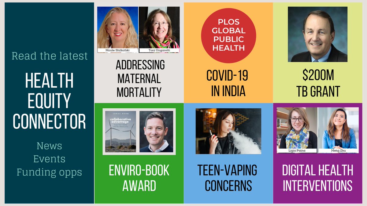 Don't miss the latest #HealthEquity Connector, full of news from <a href="/JohnsHopkins/">Johns Hopkins University</a> and around the world. Plus events and #funding opportunities! ➡️bit.ly/3Rfq48w