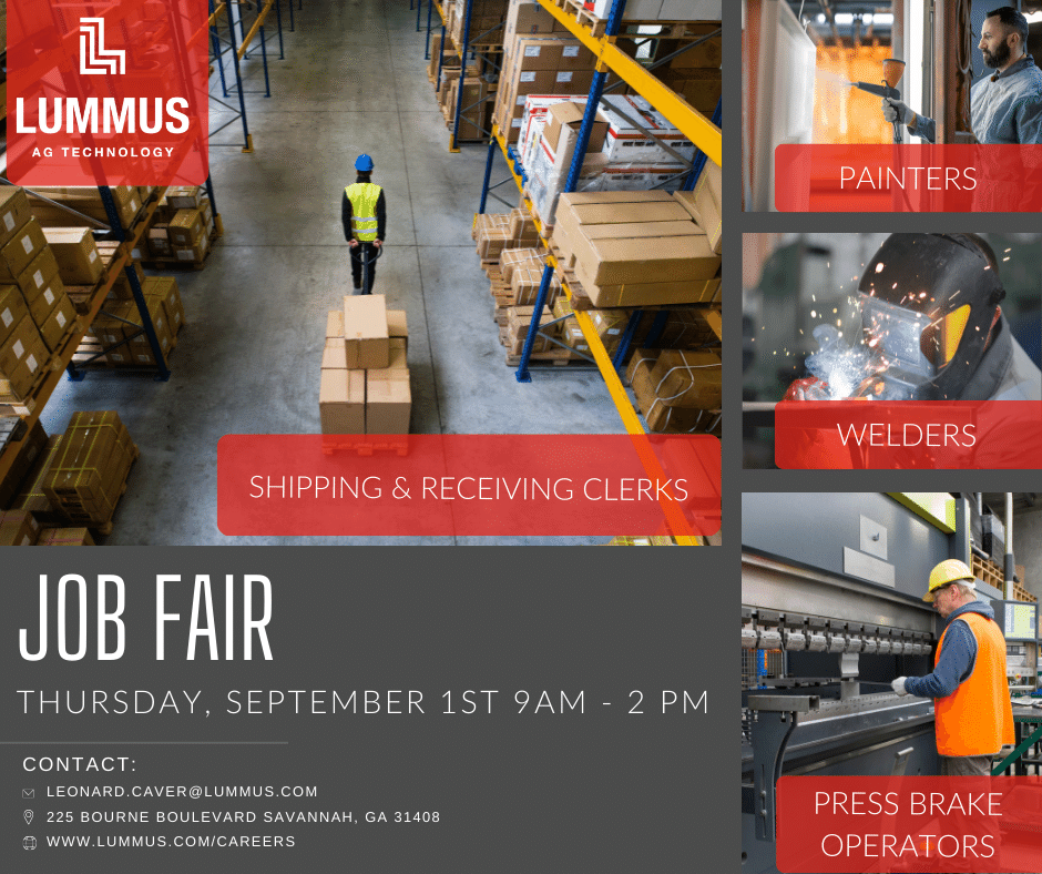 lummuscorp's tweet photo. We are hiring! Do you have manufacturing experience? Our 1st Annual Job Fair is Thursday, September 1st from 9 AM - 2 PM at 225 Bourne Blvd. Savannah, GA. 

For questions please reach out to Leonard.Caver@lummus.com https://t.co/95I3lO3dUf