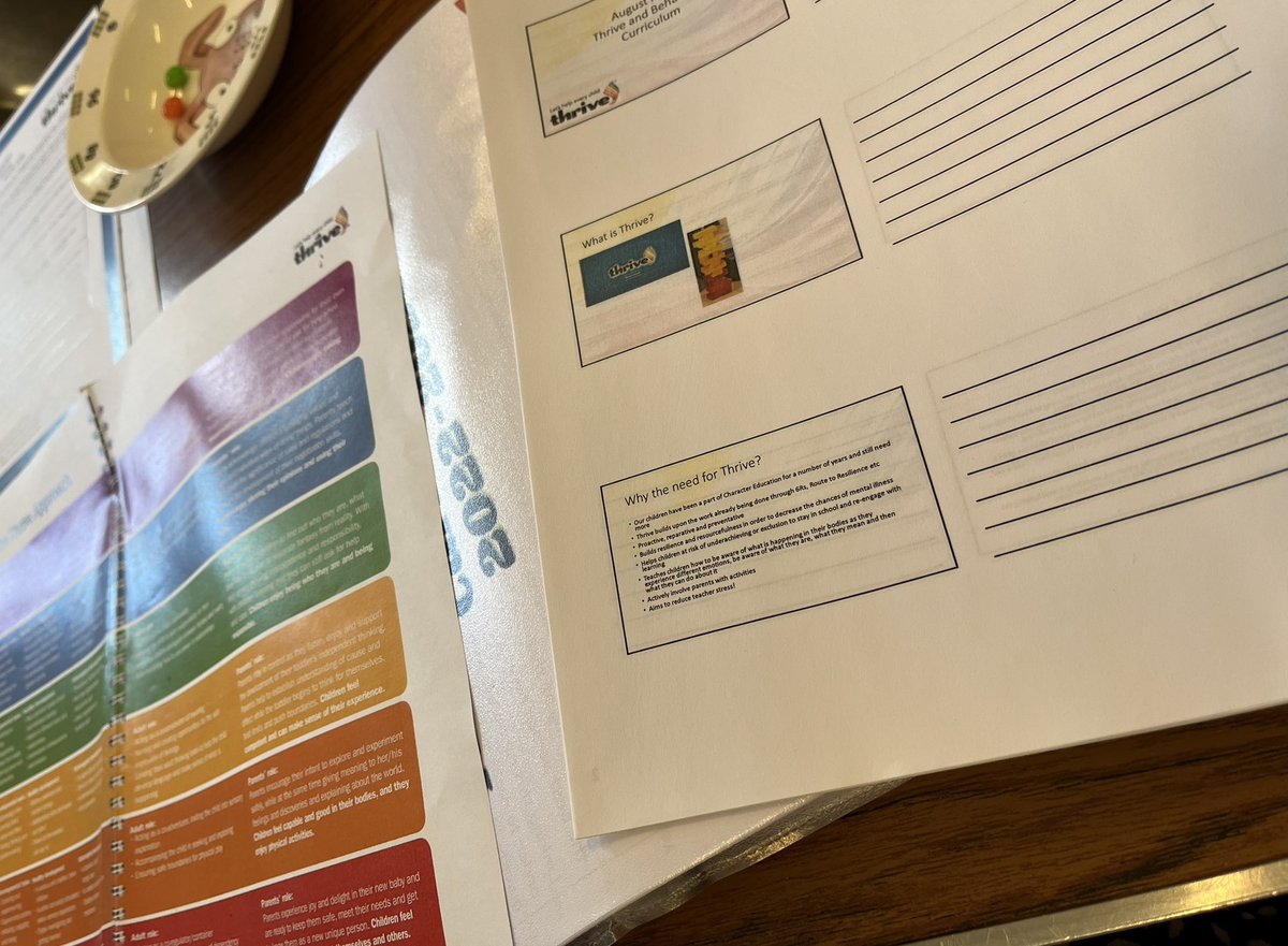MrsVRooney's tweet photo. Great session with @rachel_culpan learning all about the #thrive approach this morning. Can’t wait to begin putting it into practice next week. It’s going to benefit our children and families so much. @Rise_MAT https://t.co/Zog9Ov8PxJ
