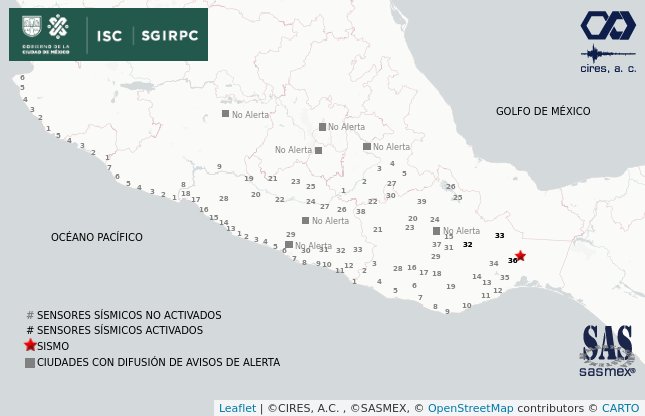 SASMEX's tweet photo. Reporte semanal: Se detectaron 9 eventos, destaca el #sismo M4.7 del 22 de agosto, cuyo epicentro se ubicó a 8 km al este de #MatíasRomero, #Oaxaca. No se reportó daño. https://t.co/Lvw1biiUxj
