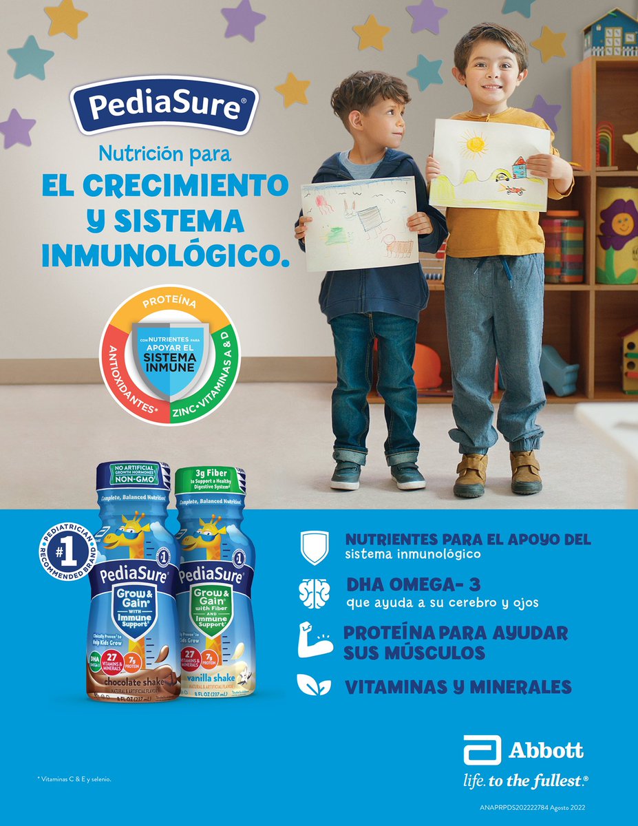 Agradecemos a todas las personas que se conectaron hoy a nuestra actividad de educación continua de la AND-PR. 
¡Gracias por el apoyo!
Gracias a Abbott por siempre decir presente y auspiciar nuestra conferencia.
PediaSure, Nutrición para el crecimiento y el Sistema Inmunológico.