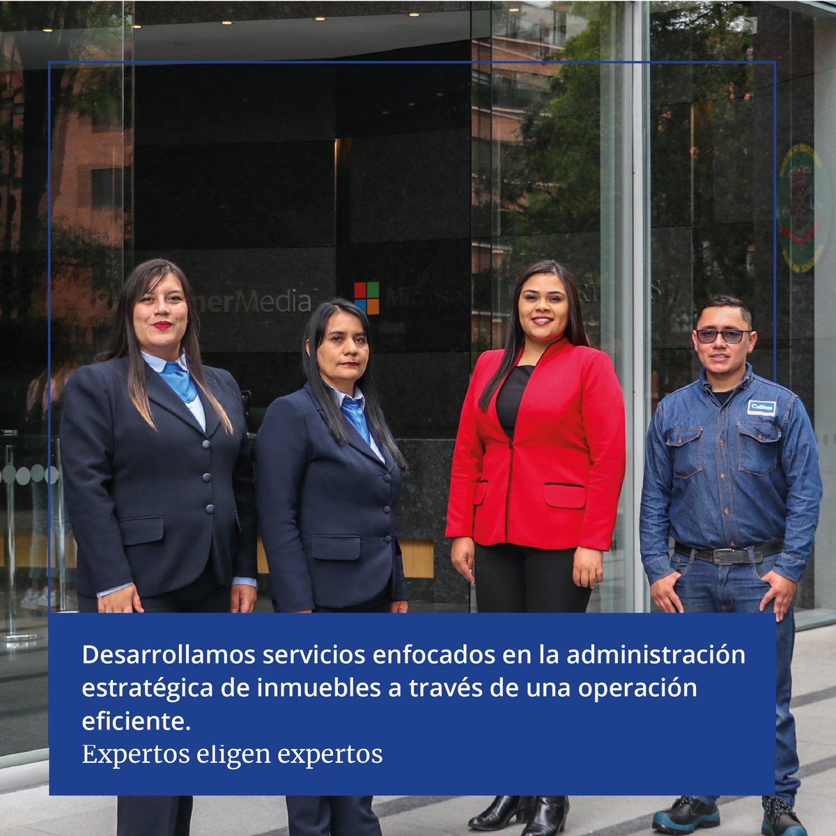 ColliersCol's tweet photo. Nuestro equipo está especializado para brindar siempre el mejor servicio. 
#Líderes #especialistas  #ServiciodeExcelencia https://t.co/HCFlv3Q5a8