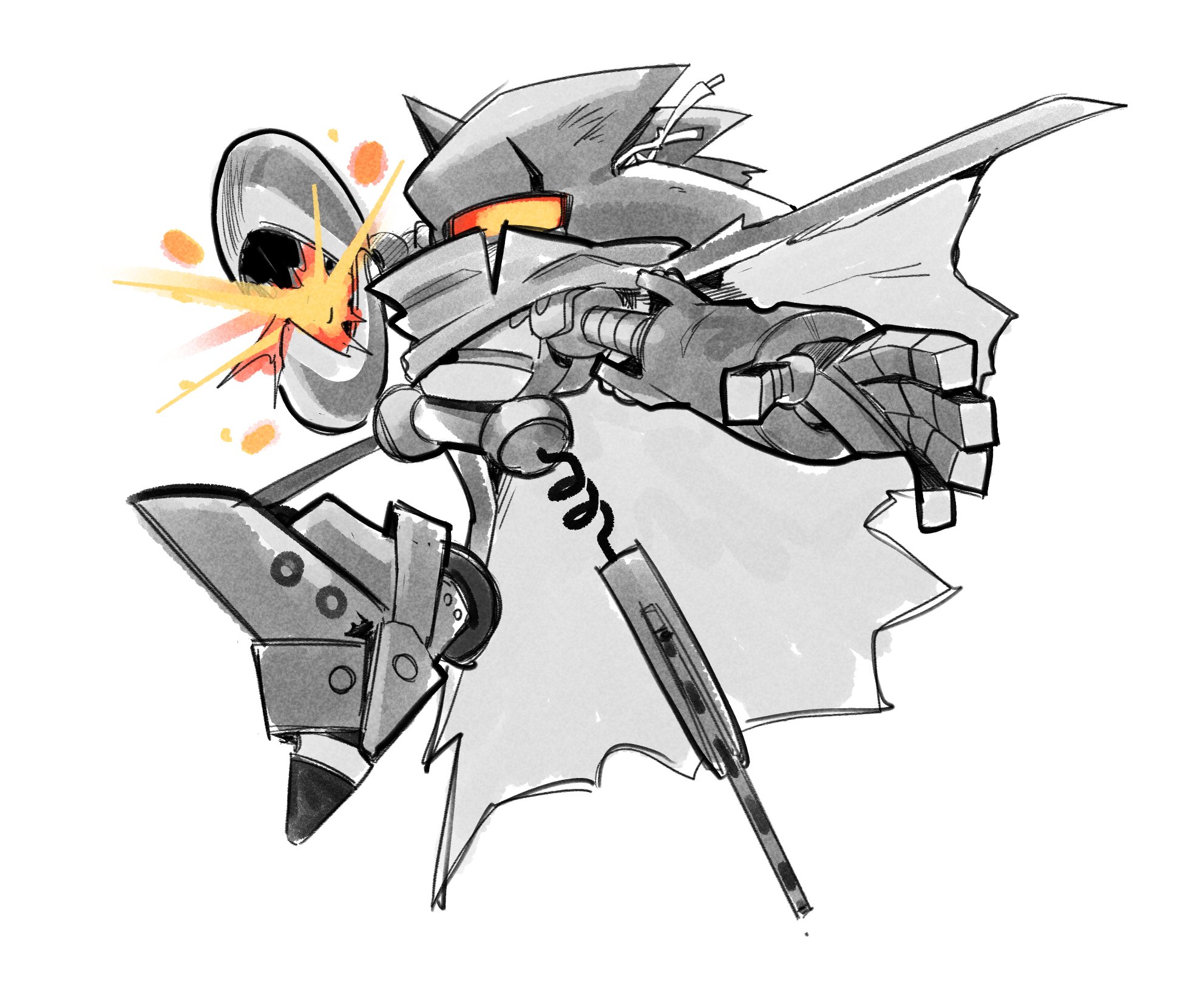 Black!Angel on X: Scrapnik Mecha Sonic MK1 (Silver Sonic) is starting to  become popular (no). Some people from third-party social networks started  drawing Silver Sonic in my design to make me happy!