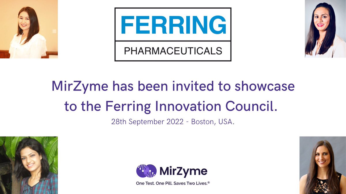 ProfAsifAhmed's tweet photo. On Women’s Equality Day, I am pleased to let all of you know that @MirZyme has been invited to pitch to the @ferring Innovation Council.  

It is thanks to all the women who are supporting MirZyme that we are gaining momentum to make preeclampsia history.

#WomensEqualityDay2022 https://t.co/Iz3Zm1iJLX