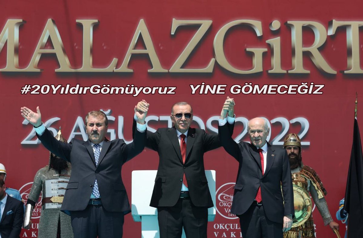 "Malazgirt Anadolu kapısının bir daha kapanmamak üzere Türklere açılmasının adıdır."

#20YıldırGömüyoruz
YİNE SANDIĞA GÖMECEĞİZ