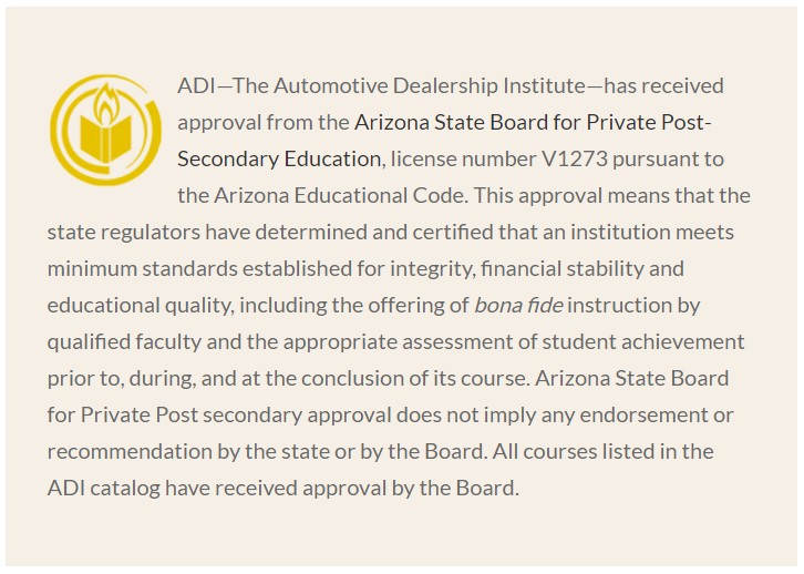 Autodealerinst's tweet photo. 🎓 Automotive F&amp;I Management School
Automotive Dealership Institute (ADI), 32+ yrs F&amp;I Finance Manager Training school, highly respected instructors, exceptional classroom training or live online participation
#fandi #financeinsurance #trainingschool #careertraining #jobs #jobs https://t.co/jlOtdq1xRr