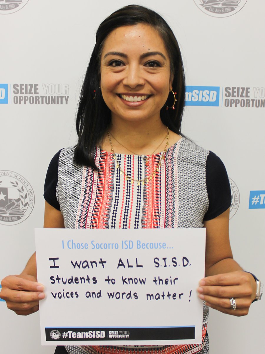 sisd_hr's tweet image. #TeamSISD is proud to announce Amanda Paredez as a Speech Language Pathologist. Welcome to @SocorroISD! Congratulations!