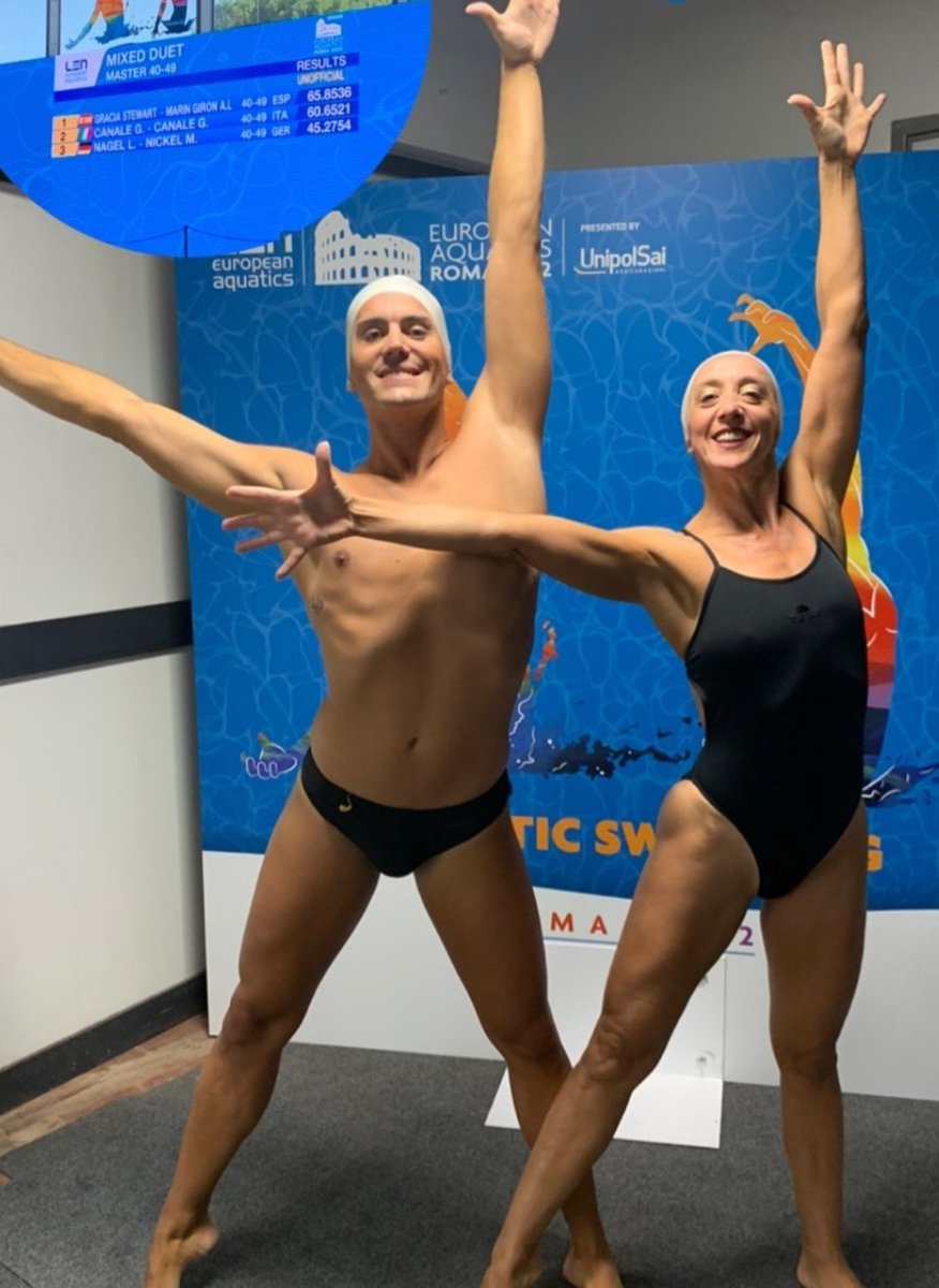 ClubMediterran3's tweet photo. @RFEN_Oficial @cgonyalons @esportsIB @FranciscoDucros @rafanavarroRA @IMEPalma @fbnatacion 

Ni tal mal, Elsa y Toni en su participación en la rutina técnica, han conseguido la primera plaza, es decir CAMPEONES DE EUROPA

!ENHORABUENA! 😘😘😘😘 https://t.co/6UxabhVAN2