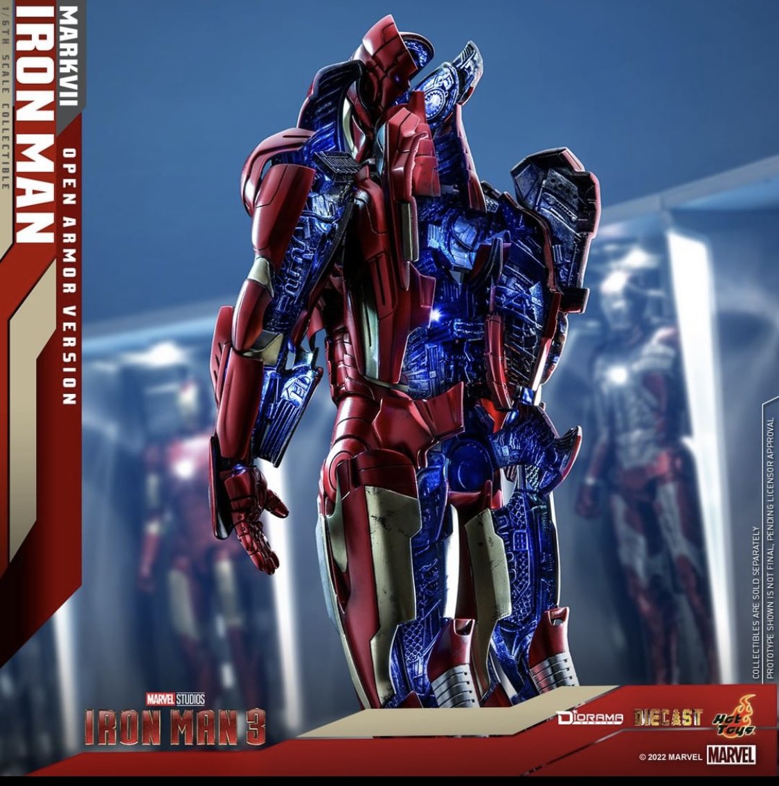Colombianlove41's tweet photo. preorder #IronMan #MarkVIl #OpenArmorVersion from #IronMan3 by @hottoysofficial & @sideshow #marvel #MCU #sixthscale #onesixthscale #IronMan #HiDefNinja #collectibles #hottoys #sideshowcollectibles @hidefninja @disney #disney @RobertDowneyJr $365 USD & ships Oct 2023-Mar 2024 https://t.co/uPpVPsJNcf
