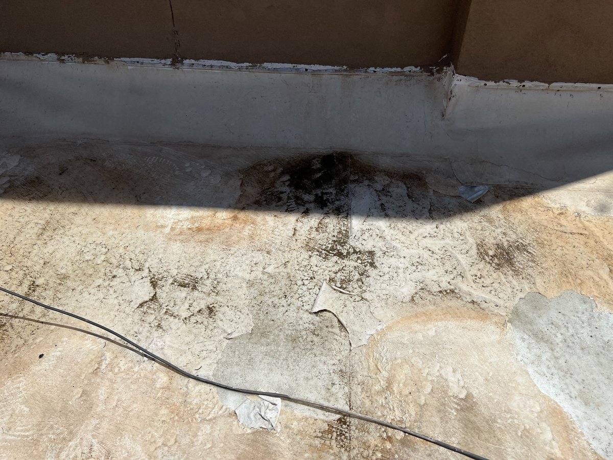 RickCourvilleNM's tweet image. STICK A FORK IN IT - IT’S DONE!

This old TPO roof has seen better days and is leaking into the apartment below. No problem, RMC Roofing is on the job!

#roofproblems #flatroofs #roofer #roofingxontractor #roofingexperts #tporoof