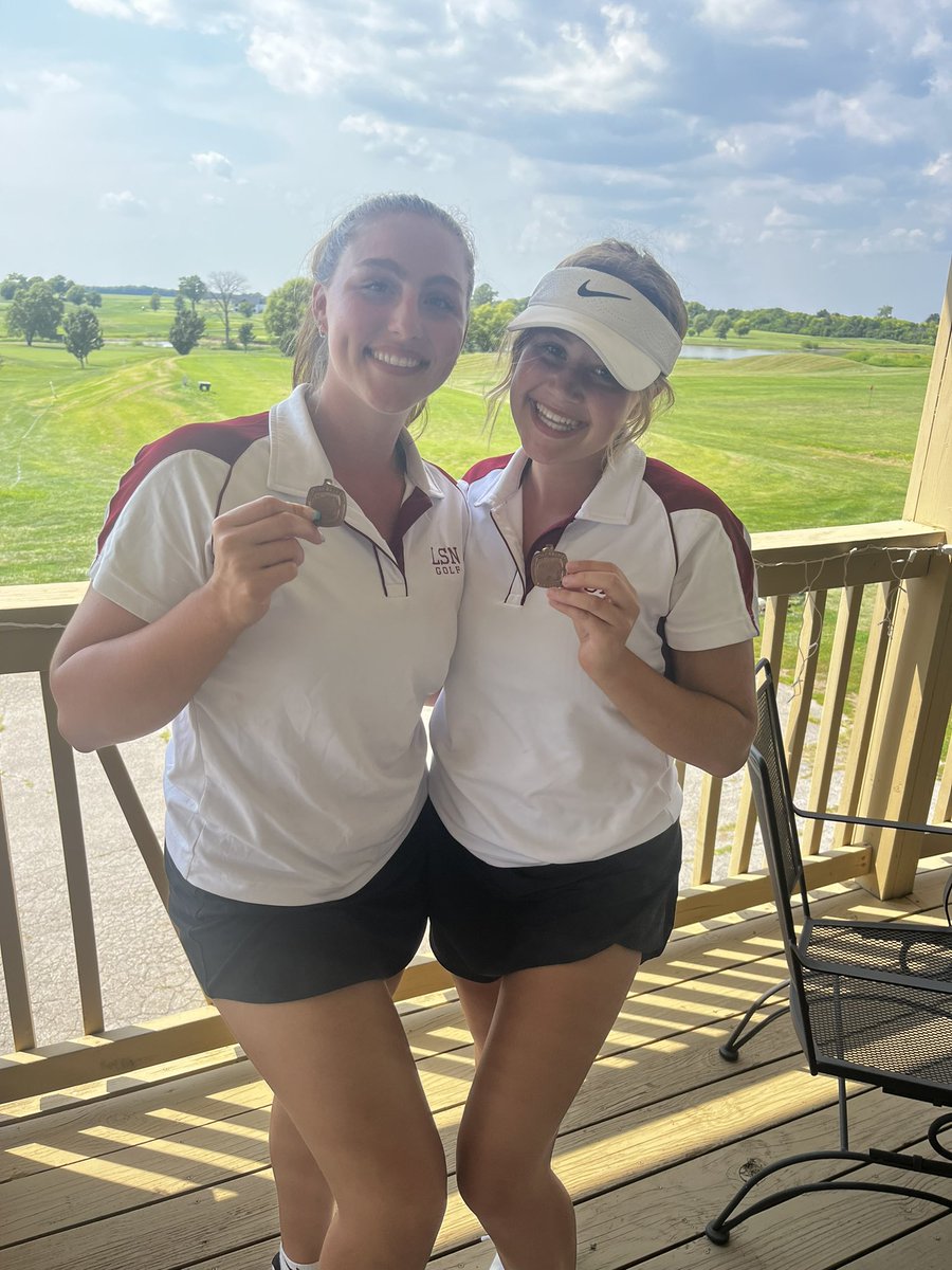 Congratulations to Hannah Keisker and Brookelyn Geschwind for taking 7th place at the Ray-Pec Scramble by shooting a 77!
