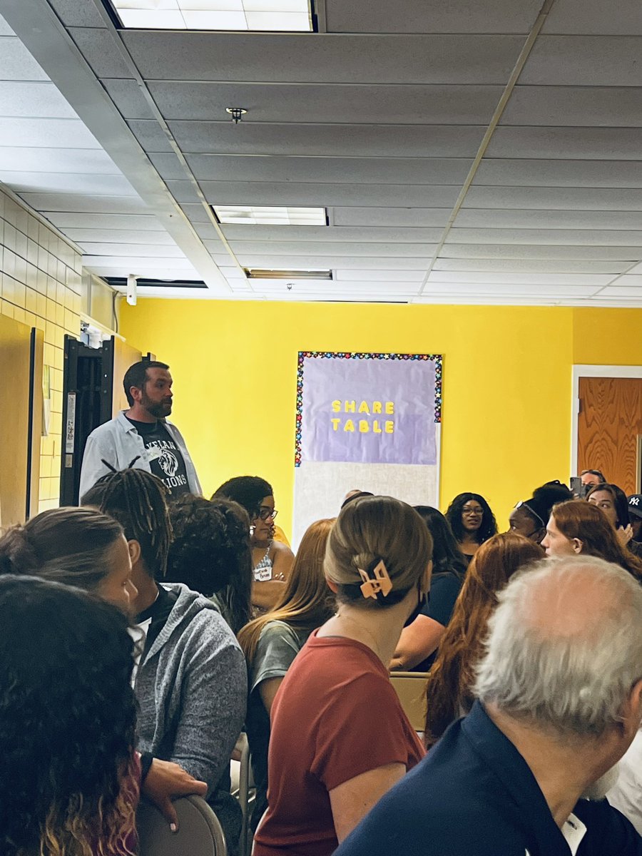 HeyMsHobbs's tweet photo. A little Ted Lasso, a little Lakers love, and a whole lot of heart from @Najib1 . Being led by the best of the best in @BaltCitySchools to #choosetoexcel @LakelandSchool. Shared stories from leaders in the room brought all the warm fuzzies. Bring it on 2022-2023 school year! https://t.co/MR9LS34azd