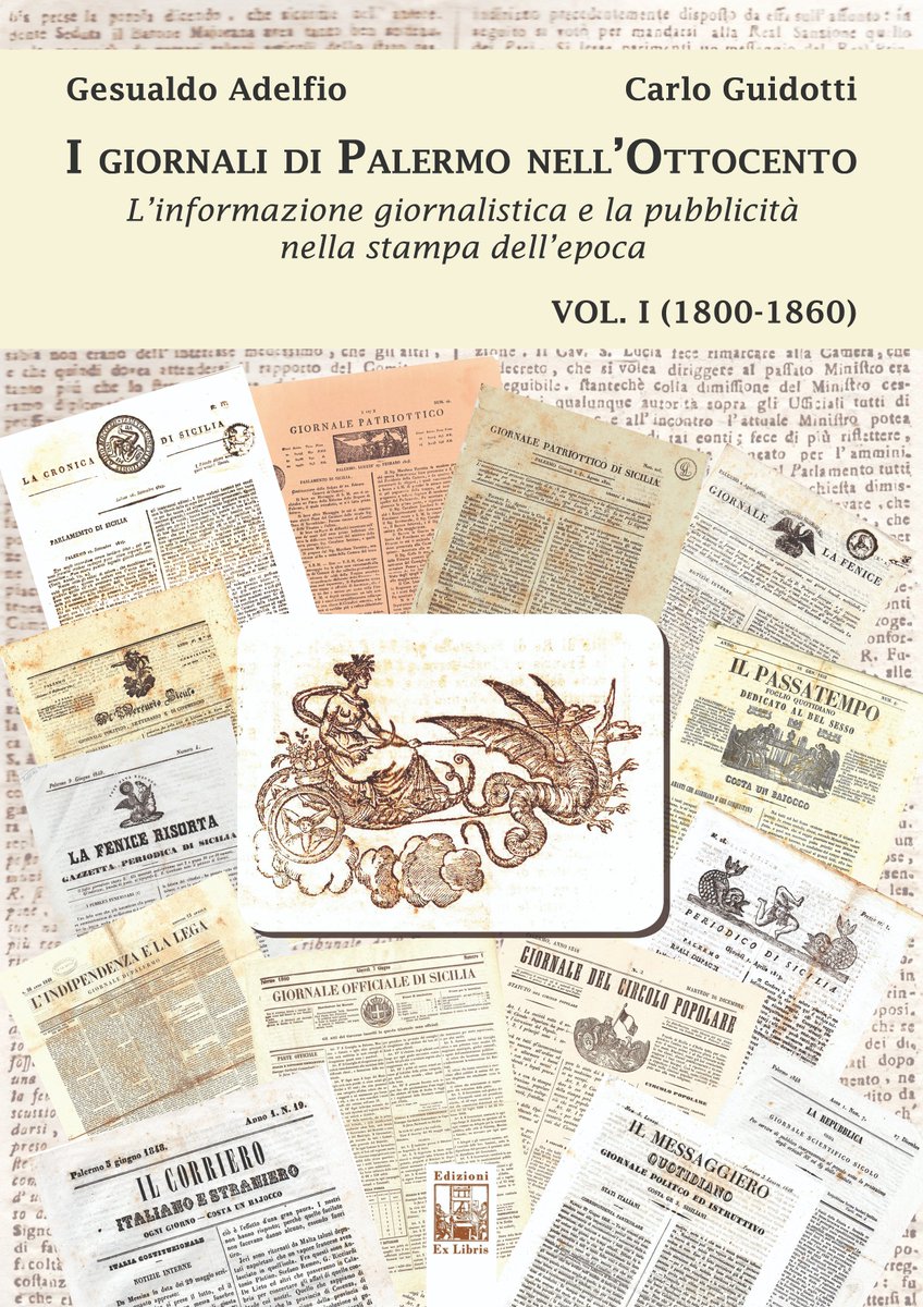 edexlibris's tweet image. Il Consiglio Nazionale dell'Ordine dei Giornalisti mi ha contattato telefonicamente e poi via mail per esprimere il proprio apprezzamento verso i libri "I giornali di Palermo nell'Ottocento", a nome del Presidente, del Vicepresidente e del Segretario generale. 
@edexlibris