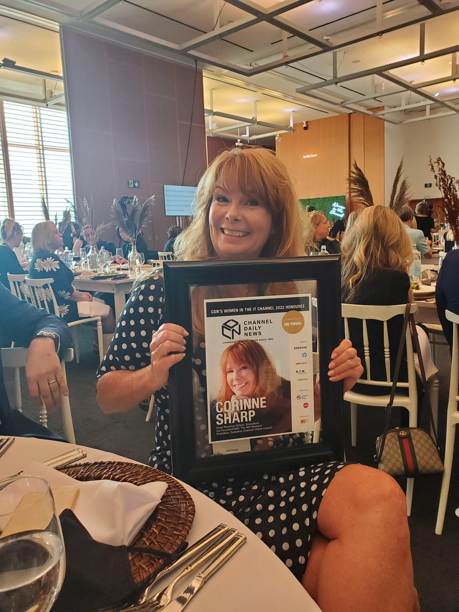 Shinydocs's tweet photo. Shinydocs is honored to share that our very own CRO Corinne Sharp has been selected as one of the women entering the hall of fame for the Woman in the IT Channel Recognition Luncheon. This is an incredible achievement. Congratulations Corinne! #CDNWomen #CDN #Thewitnetwork #ITWC https://t.co/F1PG1aEXAU