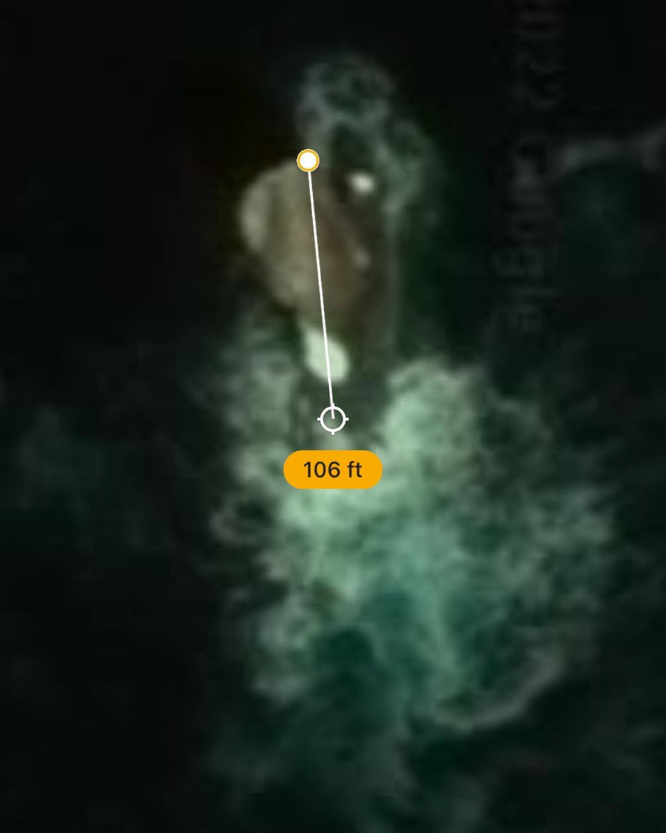 FlawdaMurph's tweet photo. I’ve discovered a #UFO and now the #kracken on #GoogleEarth #nasa https://t.co/W6W5lKxd6i