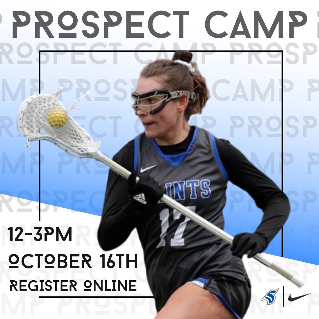 TMU_WLacrosse's tweet photo. ⭐️ PROSPECT CAMP ⭐️
Check out our bio to register!
Fee: $100
—
#thomasmorewlax #letsgosaints #makingitmore #ncaad2provisional #buildthelegacy #nike #prospectcamp #lacrosse https://t.co/0w9FBZeetI