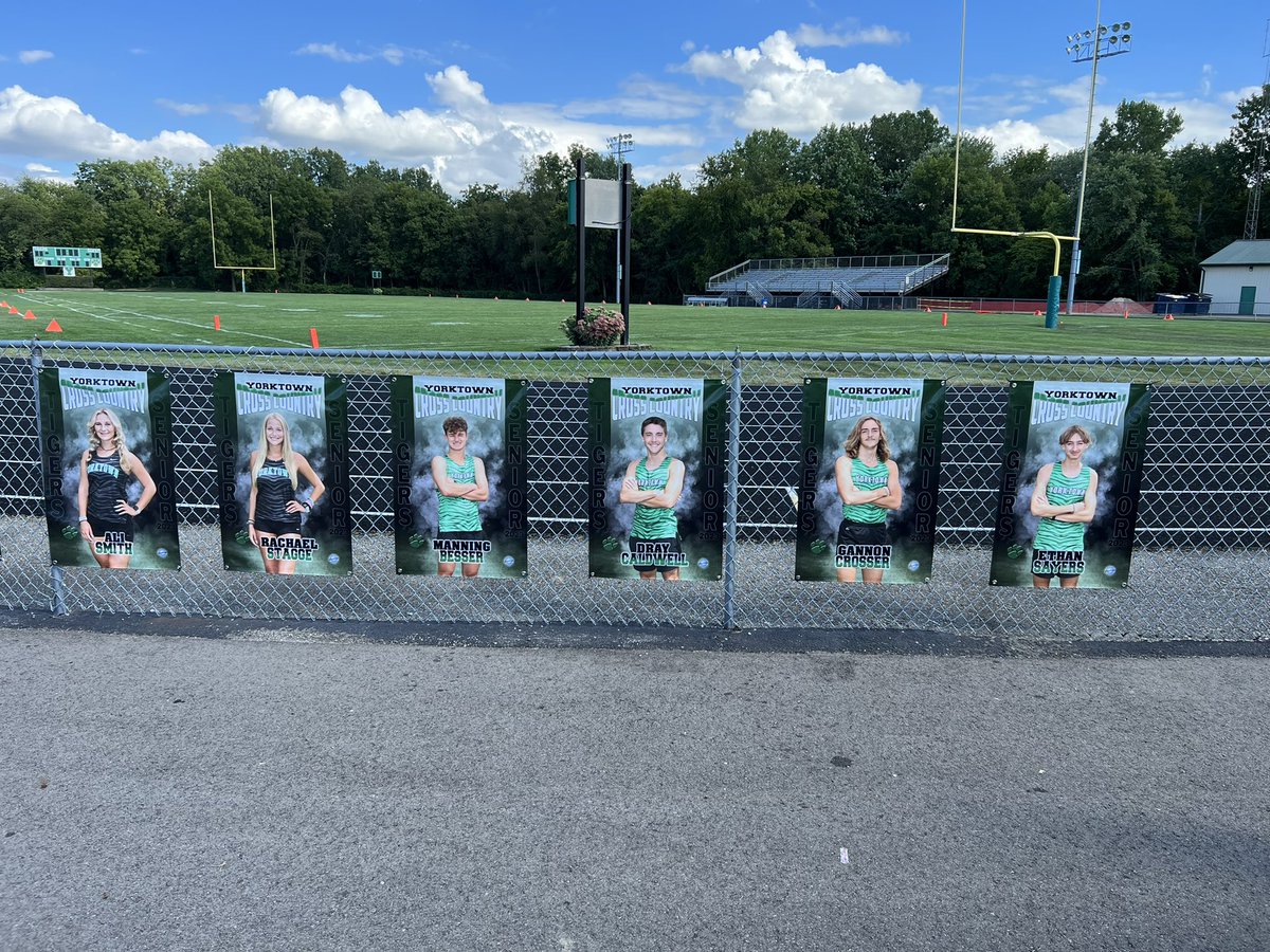 Senior Banners are up! #Classof2023 #YtownXC #ATC