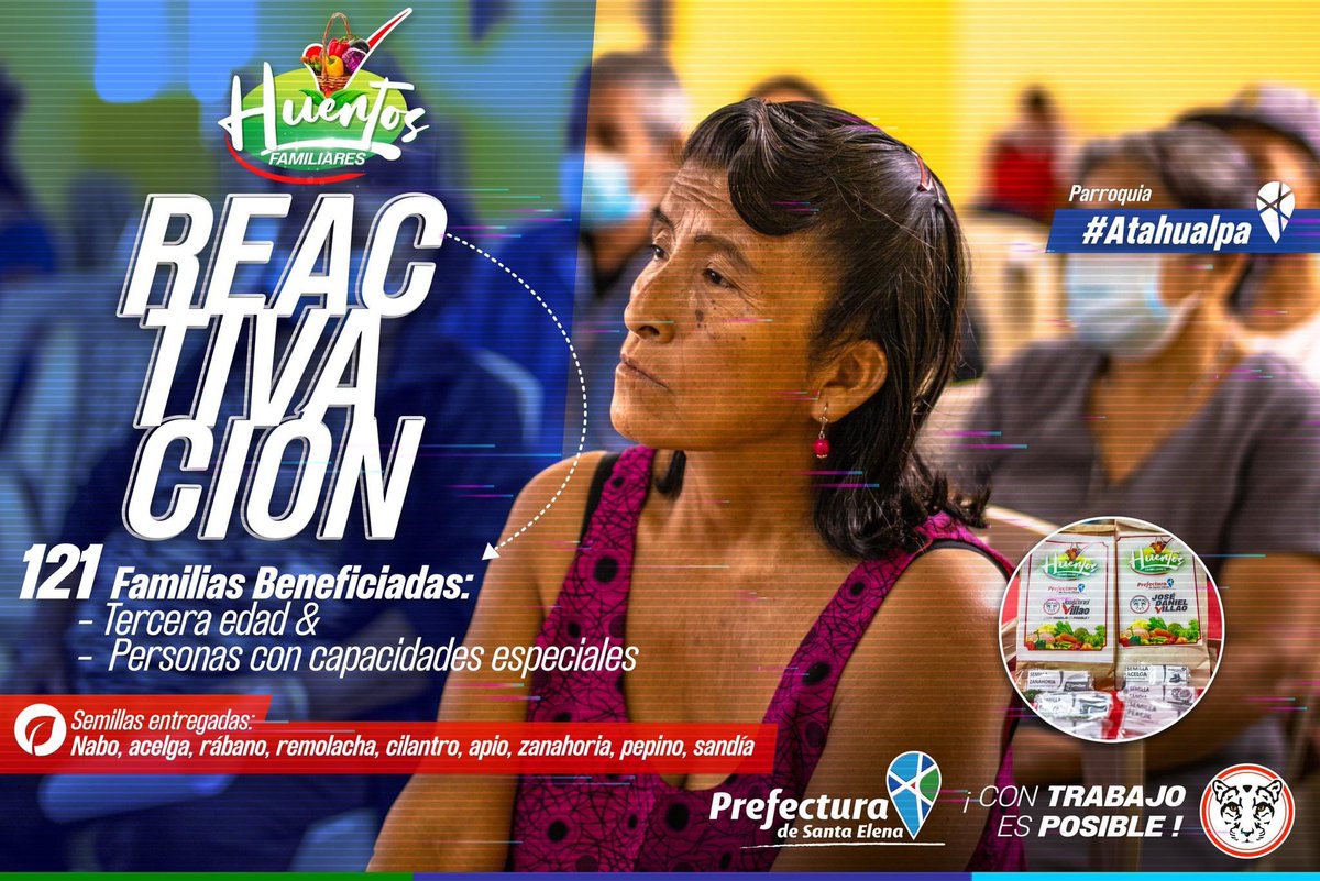 PrefecturaSE's tweet photo. 🔴#PrefecturaInforma ℹ️
#Reactivamos el proyecto "Huertos Familiares" 🥦🥬🌱gracias a nuestro equipo de Fomento Productivo en la parroquia #Atahualpa 📍
#SantaElena
#PrefecturaDeSantaElena
#Producción https://t.co/bAgMTN2f4t