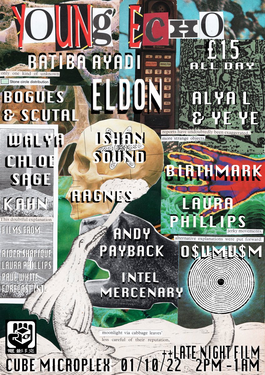 youngechosound's tweet photo. back at @CUBECINEMA again on 1st oct 
been way 2 long !
music from 
@Bogues_Jabu 
@officialscutal 
@chloesagee 
@walya111 
@anina_yreva 
@Kahnbristol 
@guest_jabu 
@RiderShafique 
@ForecastIntl 

etc etc

bar powered by Roots Radical soundsystem

https://t.co/Kc4i9gBdB8 https://t.co/izJ1d0pm1r