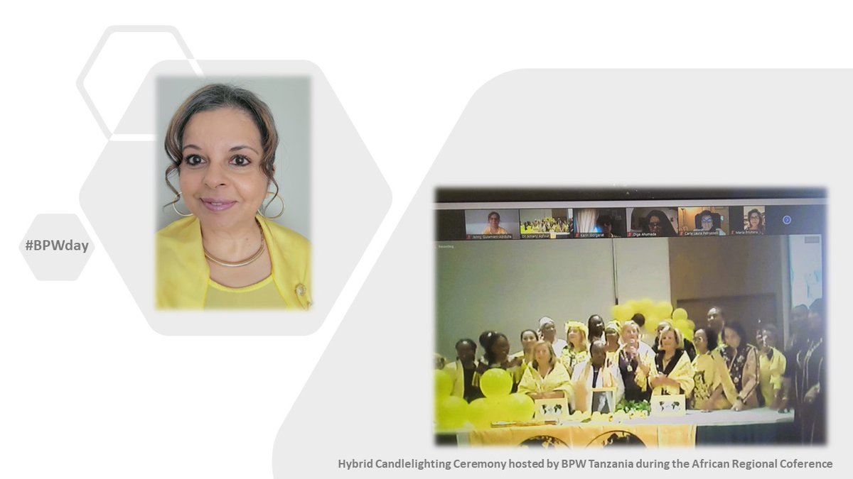GulamaniAbdulla's tweet photo. Pleasure to join a musical candlelighting ceremony hosted by Region of #Africa in #Tanzania to celebrate the 92nd Anniversary of @BPWInternationl. The future is bright & our sisterhood is stronger than ever in 104 countries! #BPWday #BPWpride #professionalnetworking #BPWdirectory https://t.co/tTd2mS5zoo