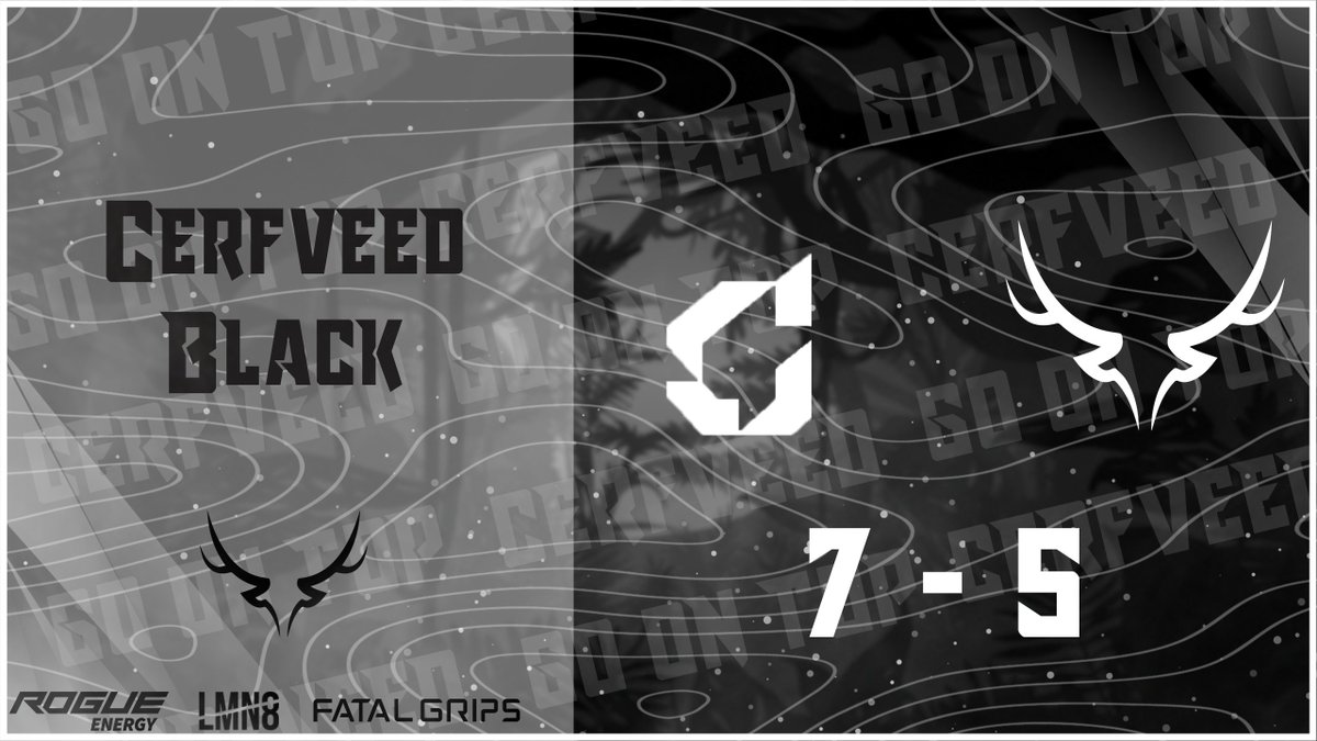 Notre roster Black c'est bien battu !

GG au 2 équipes vous nous avez offert du beau jeux!
On se voit au prochain match 👀
Go on top , Cerfveed.

<a href="/GrimdalO/">Grimdal Officiel</a>  
@MBY_Series