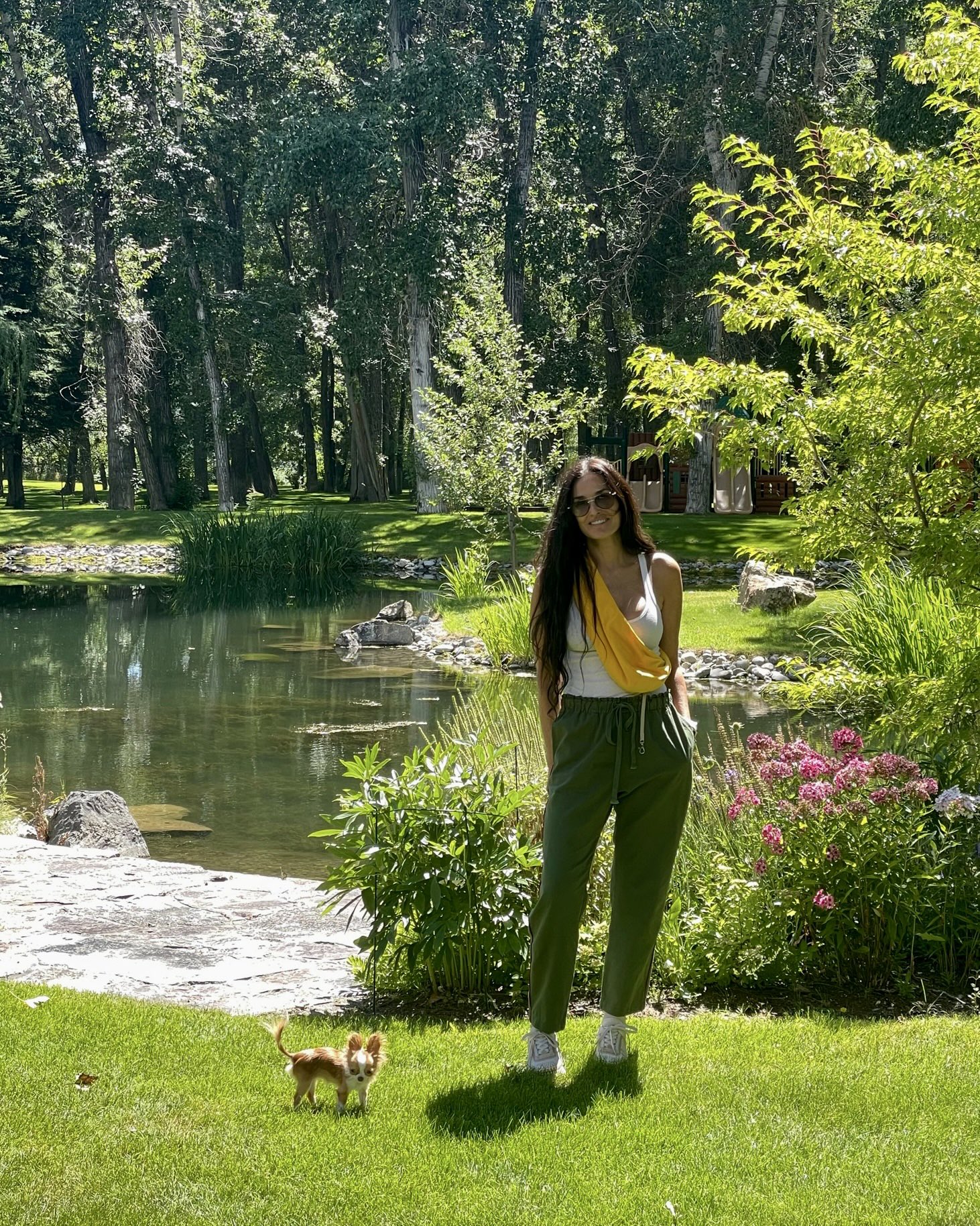 Demi Moore on Twitter "Happy NationalDogDay to my little shadow Pilaf