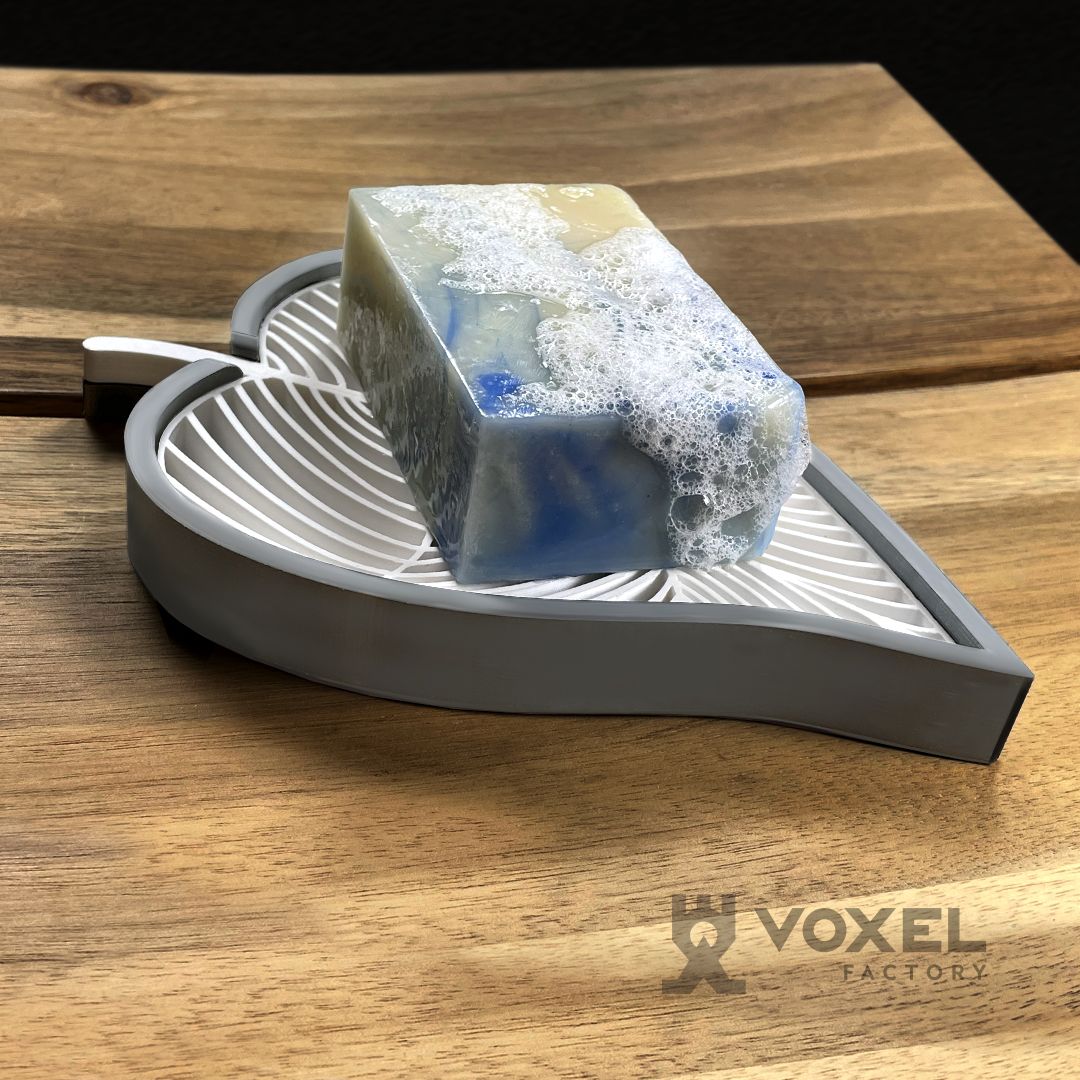 VoxelFactory's tweet image. Wonderful Leaf Soap Dish🌿🧼
Filament: Ultimaker PETG White &amp;amp; Ultimaker CPE
Dark Grey
Printer: @Ultimaker 2+Connect
Temp: 245/85c
Time: 13 hours 6 minutes
Design: cecca_7 on @printablescom 
#3dprinter #3dprintingnerd
#3dprinters #3dprint #3dprintable #3dprintedmodels
#3dprinting