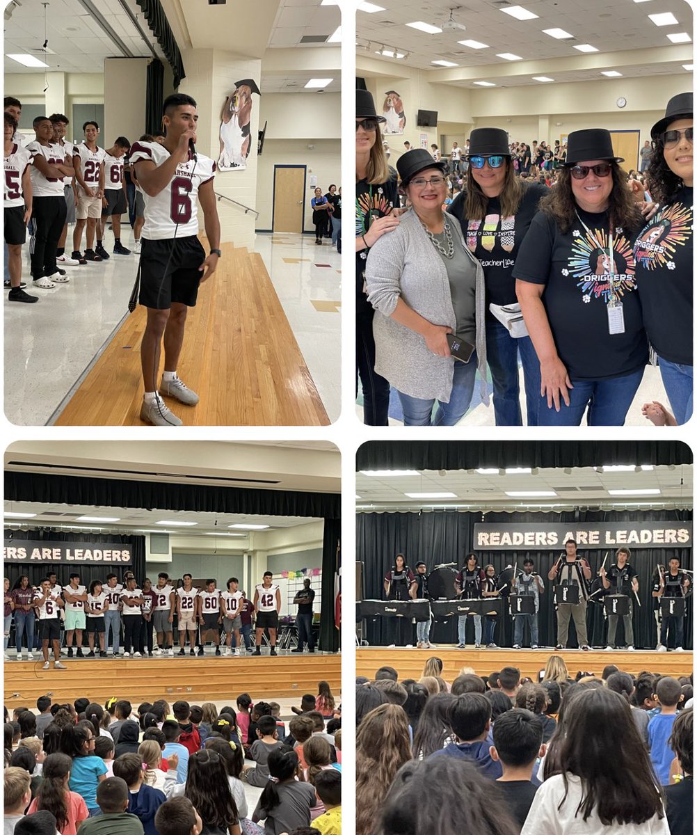 Paul Brusewitz (@driggersadmin) on Twitter photo What a great way to end the first week back at <a href="/NISDDriggers/">Rita Kay Driggers ES</a> . <a href="/NISDMarshall/">NISDMarshall</a> athletes and drum line joined us for our annual welcome back pep rally. We had a blast !! What a great way to end the first week back at <a href="/NISDDriggers/">Rita Kay Driggers ES</a> . <a href="/NISDMarshall/">NISDMarshall</a> athletes and drum line joined us for our annual welcome back pep rally. We had a blast !!