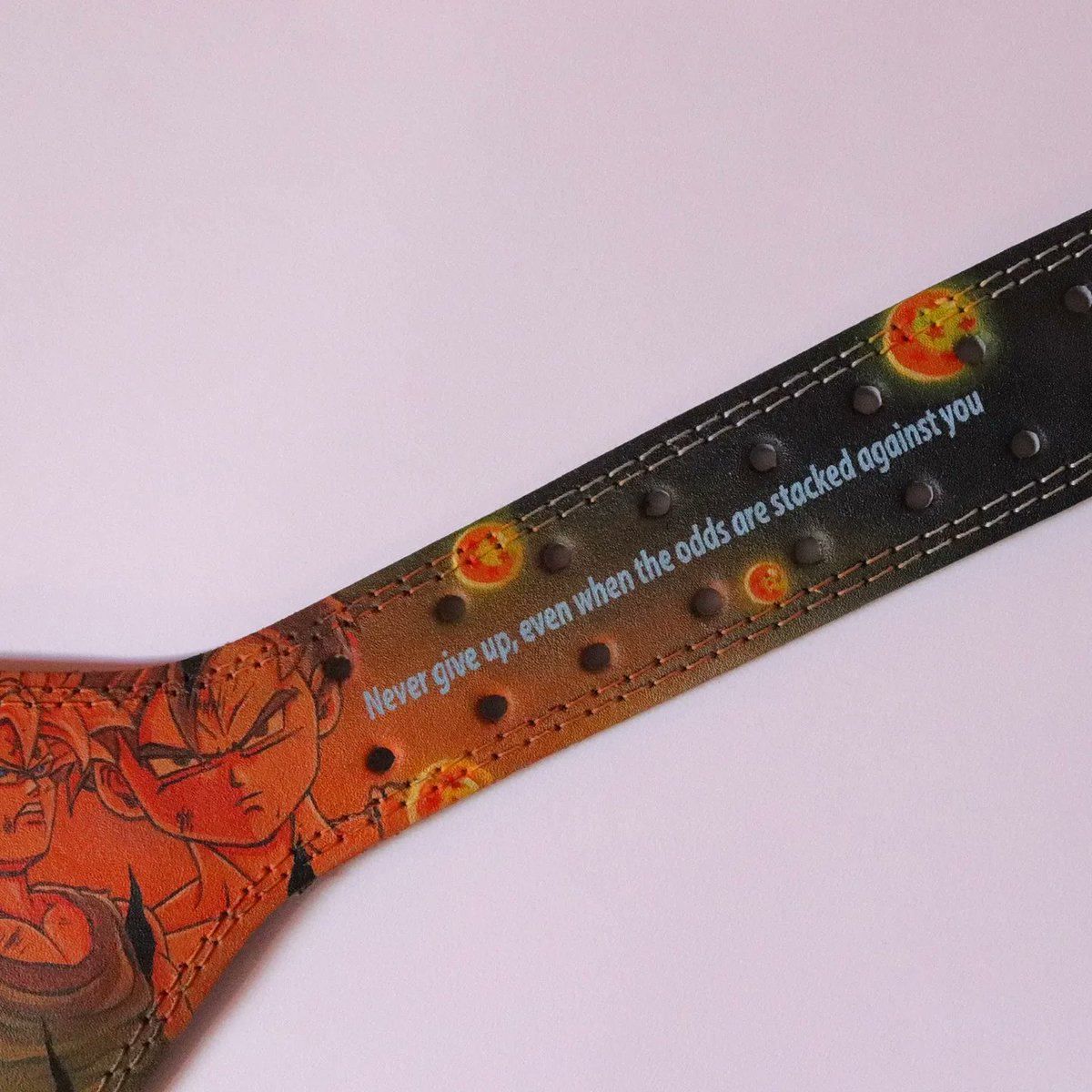Dragon Ball custom Fitness Belt 🔥🖌 #DragonBall #gym #art #custom