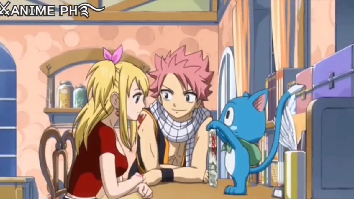 Titaniarin19's tweet photo. Mula sa cute na mukha ni Natsu bigla naging nakakatakot🤣🤣

#fairytail #natsu #lucy #happy https://t.co/vxRySEhwfC