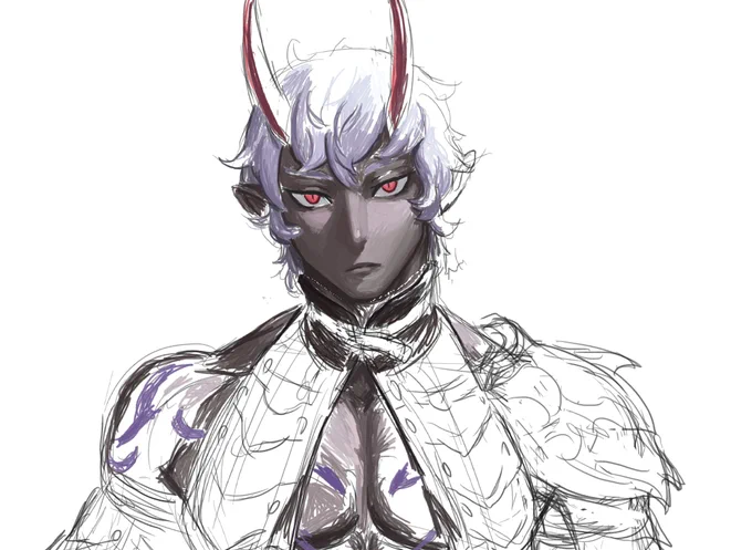 I think i went a bit too detailed with this face lol 