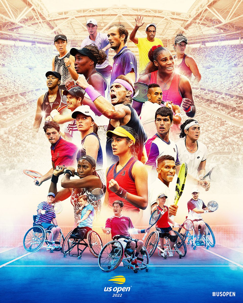 usopen's tweet photo. It's time. #USOpen https://t.co/ZWlvWSMQZH