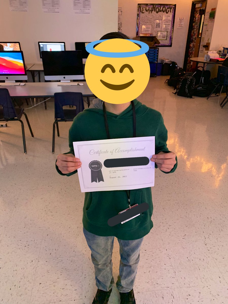 UpchurchJaclyn's tweet image. Beginner typing certification!!! 🐉✨ #oneLISD #DragonPride #TechApps