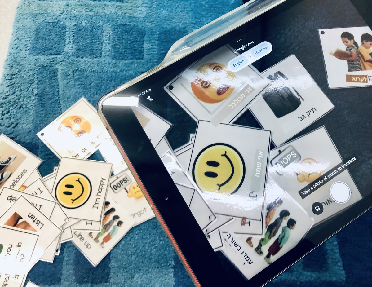 puppoperfumo's tweet photo. Tearing down the language barrier with Google Translate AR and conversation features. Welcoming our "new to English" students. #FDRrocks https://t.co/6wsFwf2ubN