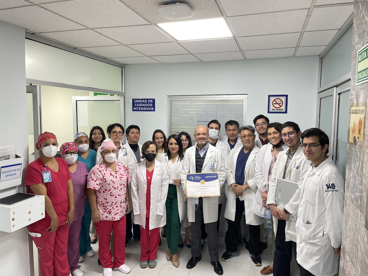 INNNMVS's tweet photo. 🎖Gracias al trabajo y dedicación de todo el personal médico, de enfermería y de rehabilitación, nuestro Instituto ha logrado obtener la certificación de “Centro avanzado de ACV” otorgada por la World Stroke Organization y la Sociedad Iberoamericana de Enfermedad Cerebrovascular. https://t.co/lOg72gleus