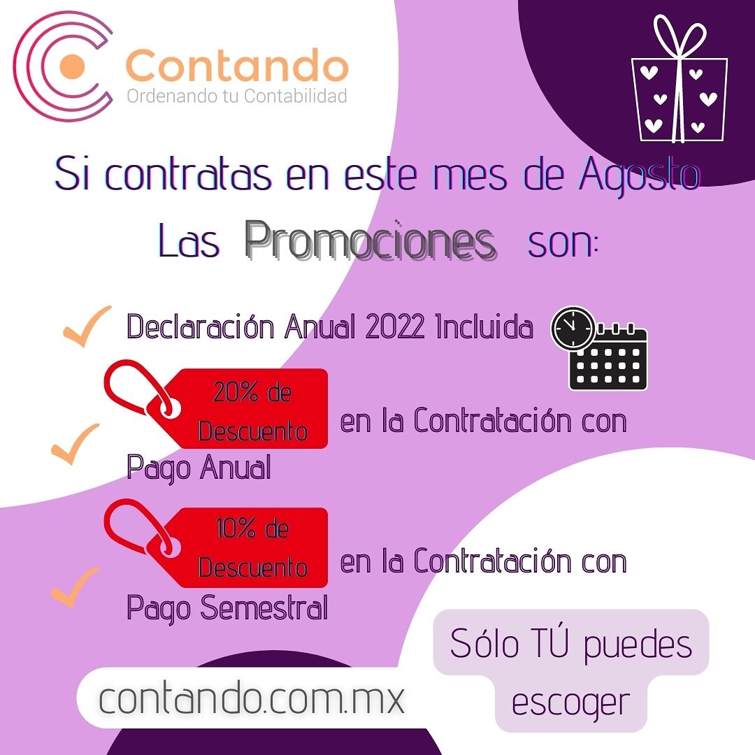 contandomx's tweet photo. Regalitos .... Regalitos ‼️
➕ Asesoría Gratis 😱
➕ Costo Preferencial si tienes que Regularizarte‼️
👉 Sabes que hacer ➡️ Acércate a nosotros y Avancemos Juntos 🤜🤛
#ContandoContabilidad #contabilidad #declaraciones #AsesoriaPersonalizada #TeamContando🤓 #Plataforma https://t.co/RBuL75ZLyv