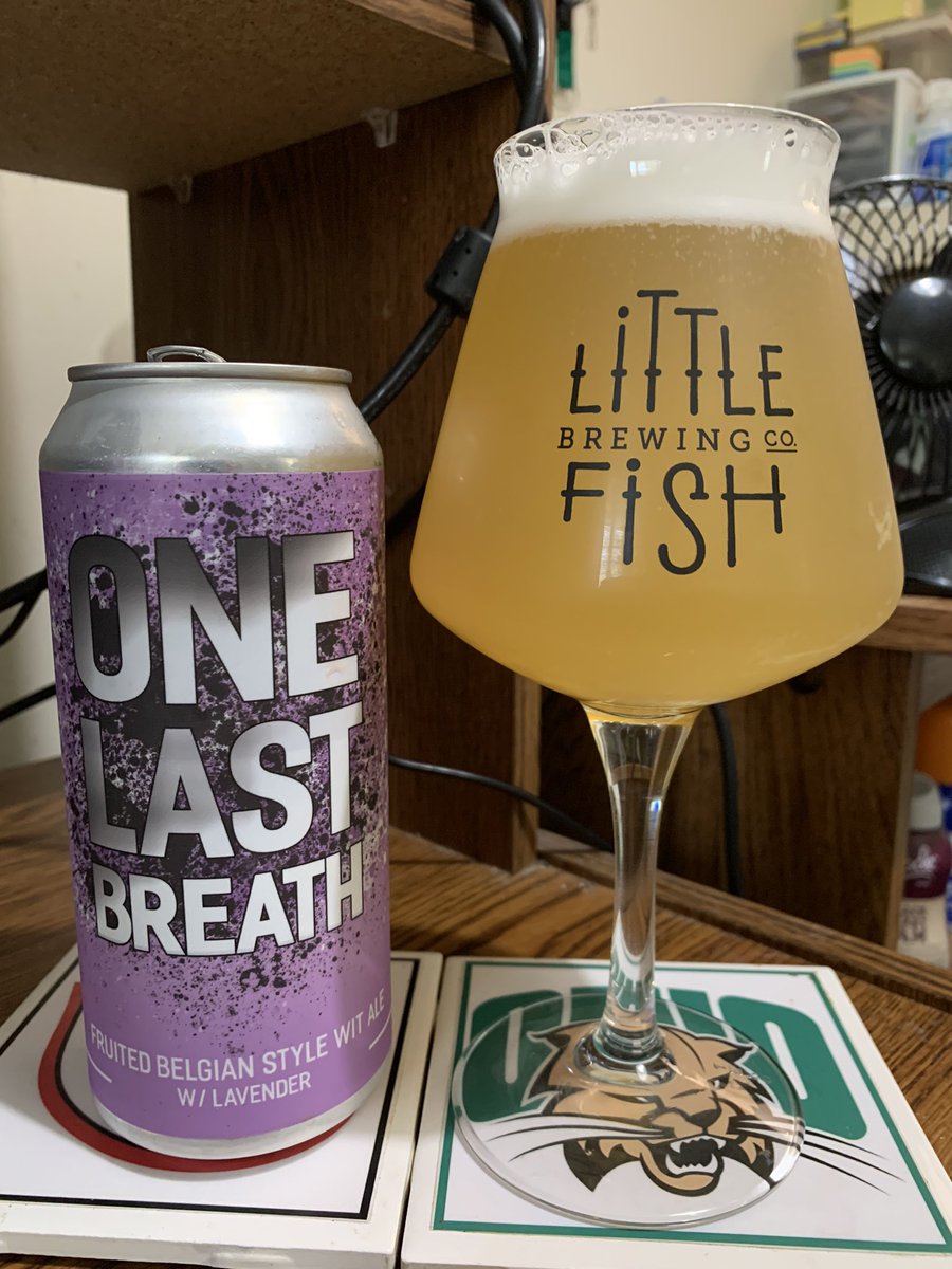 RealBMaxwell's tweet photo. Next up is the @alematicbrewing #derivebrewing collab One Last Breath, nice brew here! ๐๐ #ohiocraftbeer #craftbeer @baldandbeeriful @PaulOBrien10 @ephoustonbill @badhopper @JohanBBT @mtravis63 @mikeadam16 @Stef_Pellerin @BrewGuy_ @lhtetrick @TammyJaben @beerhunter74 @ManvsAle https://t.co/ooAY84Oo4j