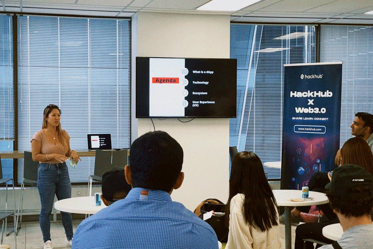 Just finished our second {Hello Web 3} meetup yesterday! Shout out to our speakers <a href="/cynb3ar/">Cyn</a> <a href="/pooria_arab/">pooria</a> <a href="/matiaspmarquez/">Matias Marquez, CFA</a>. And thank you <a href="/webcouv3r/">WEBCOUV3R</a> <a href="/yvrdao/">YVR DAO</a> <a href="/thehomekeygg/">The Home Key</a> for helping us share the event!

#web3 #Blockchain #DAO #Dapp #Metaverse  #Vancouver