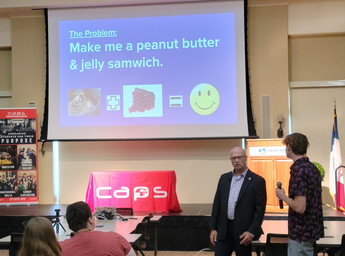 CF_CAPS's tweet photo. Whose #samwich is it? Kicking off the Fall 2022 AM Design Sprint with PBJ activity helping us understand the difference between our project and a client's project. AM sprint on simplifying the blood donation process. Shoutout to @SiouxlandCAPS for the inspiration!
#BetterTogether https://t.co/E63nIiiqtw
